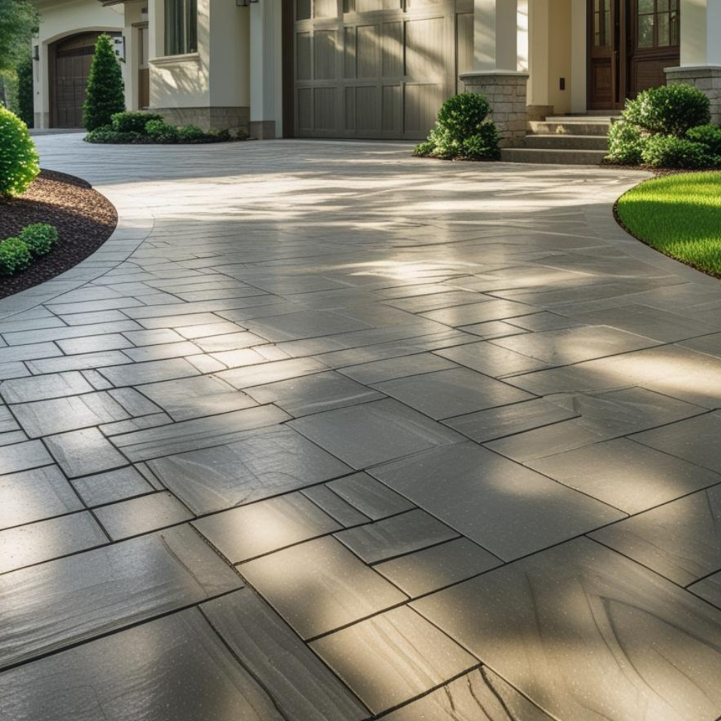 Expert Imprinted Concrete Driveway in Bagillt