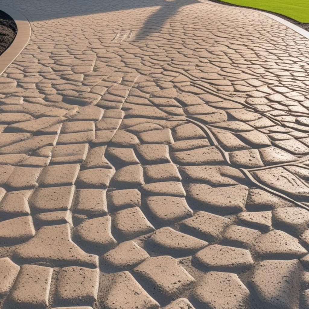 Imprinted Concrete Driveway Services by Bagillt driveway company