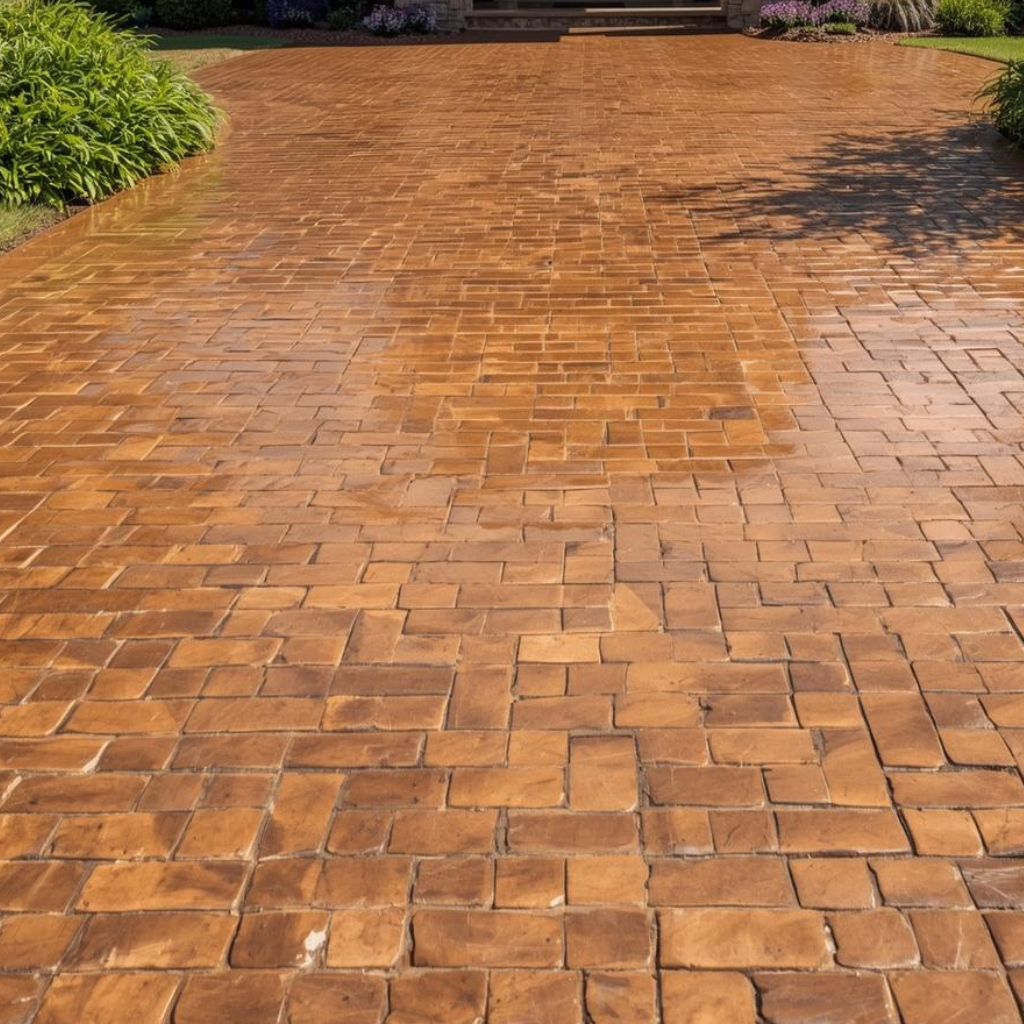 Imprinted Concrete Driveway Solutions by Bagillt driveway company